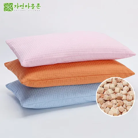 [자연마을촌] 편백나무 3D메쉬베개 A형(중/큐브칩)