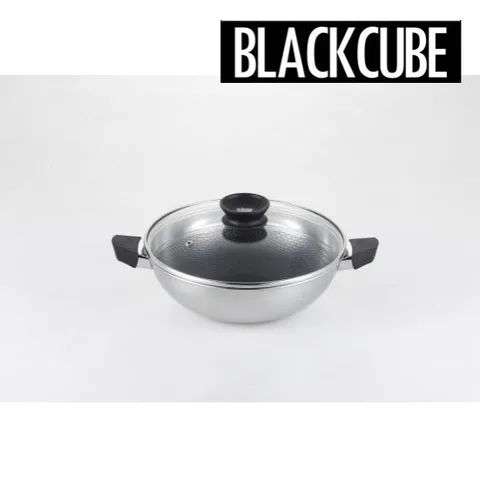 블랙큐브 24cm멀티웍+유리뚜껑(멀티핸들 포함X)