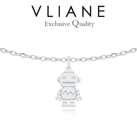 [브리앙] 14K 로보트 남자 목걸이 (금목걸이,남자선물)