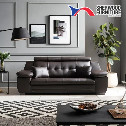 다이앤 3인용 천연소가죽 소파