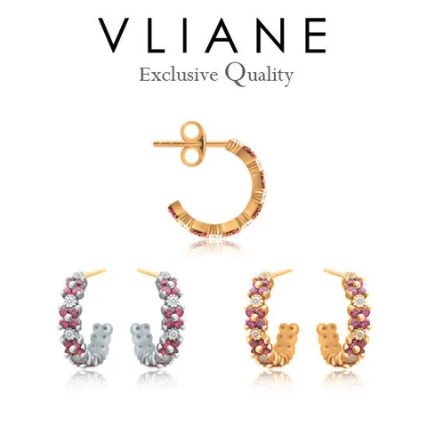 [브리앙] 14K 프로방스 루비 귀걸이 (이어링,귀고리,선물)