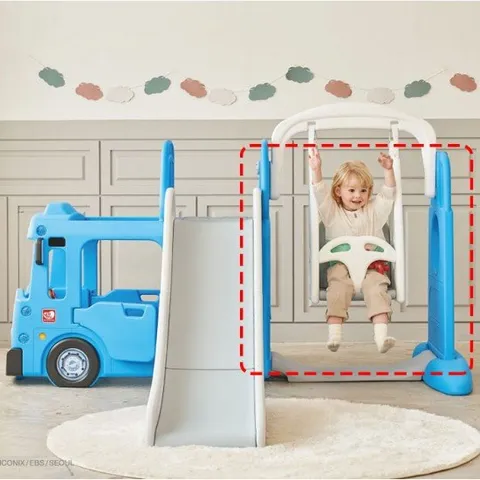 NEW 타요버스미끄럼틀 그네옵션 리뉴얼제품  (미끄럼틀 별도구매)