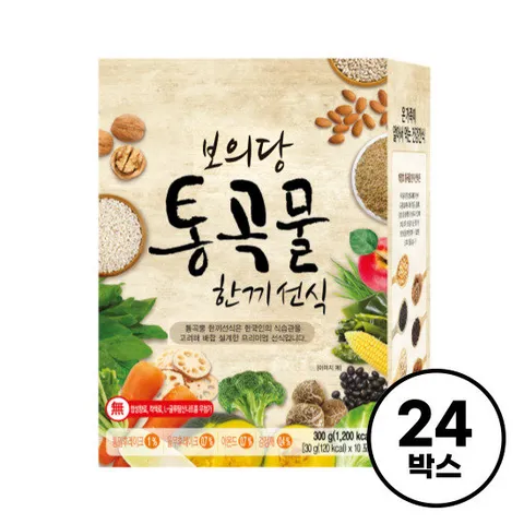 [GS단독구성] 보의당 통곡물 한끼선식 24박스(30gx240포) / 아침대용 선식