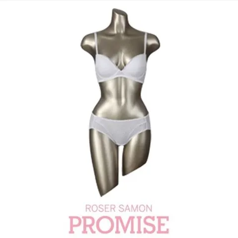 프라미스 여성속옷 컴포트 란제리 브라팬티세트 1종 화이트