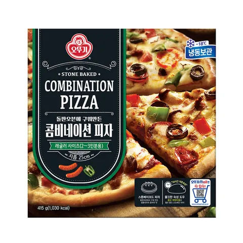 오뚜기 콤비네이션 피자(냉동) 415g 4ea