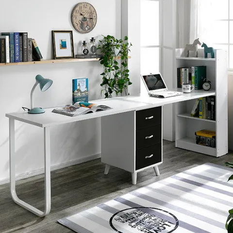 라벨라F 그리안 2400 책꽂이 책상 세트