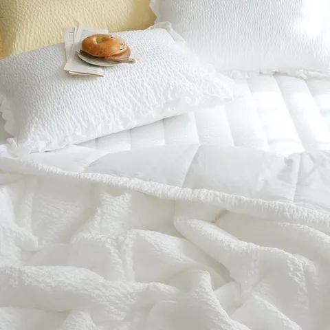 플로라 썸머쿨 시어서커 여름 차렵이불 패드세트 Q