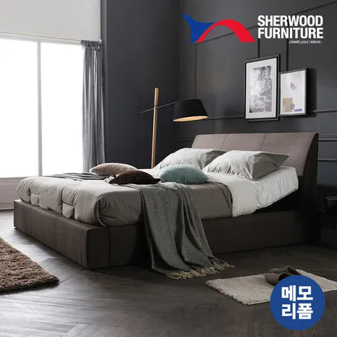 [쉐우드]글랜 패브릭 모션베드 Q(메모리폼)