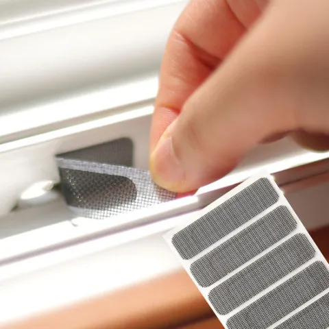 창문 물구멍방충망 5P_D타입 (미세블랙)