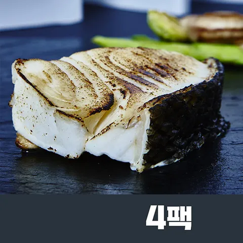 게으른 수산시장 메로 스테이크 140g [4팩]