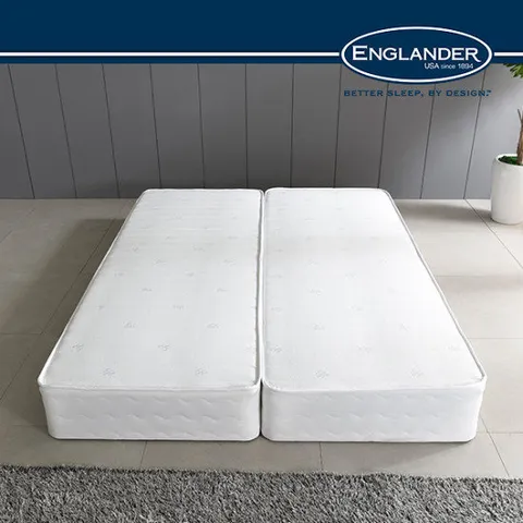 [잉글랜더]화이트컬렉션 벨로아 하단스프링 매트리스(퀸)