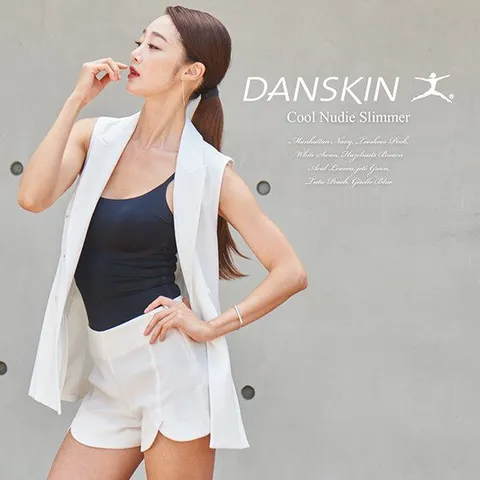 단스킨 여성 슬리머 블랙