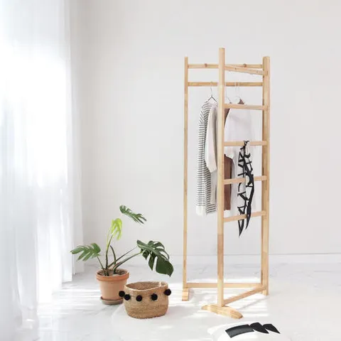 아트박스/벤트리 원목 접이식 라인 행거