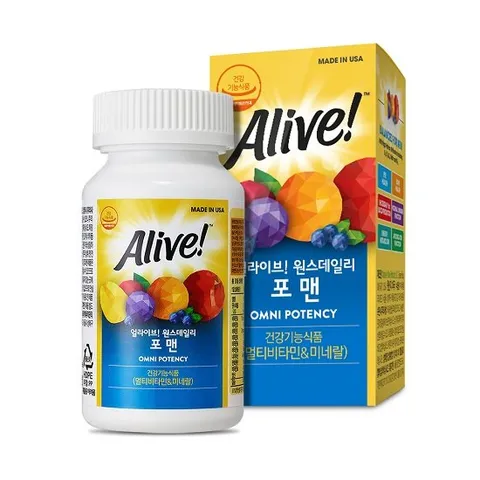 얼라이브 멀티비타민 포맨 60정 1박스 / 2개월분