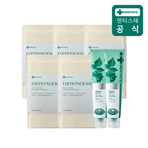 덴티스테 어스 패키지 선물세트 (뉴플러스화이트 200g 2개) 5세트