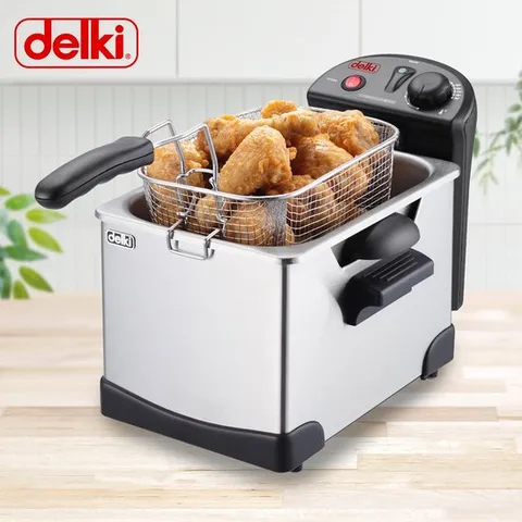 델키 윤식당 전기튀김기 DK-205 대용량 업소용 가정용