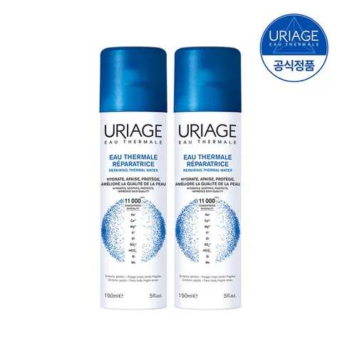 [리뉴얼] 유리아쥬 리페어링 떼르말 워터 150ML X 2개 (온천수 미스트)