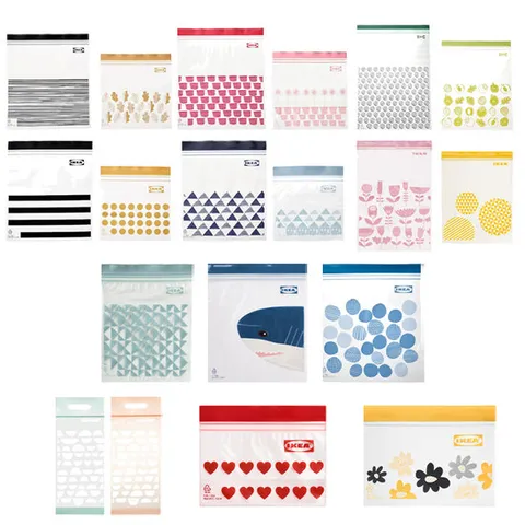 이케아 지퍼백 모음/위생백/ISTAD/BEKOSTA/밀폐비닐/비닐봉지