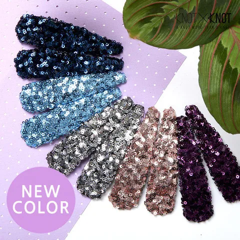 [KNOTXKNOT] 톤다운 스팽글 똑딱핀