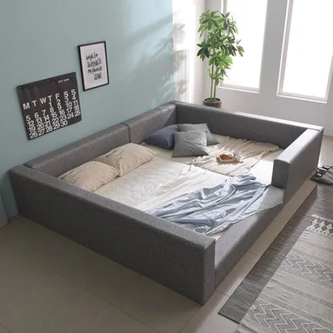 드림 패밀리침대 벙커형 퀸+슈퍼싱글 저상형침대 [프레임만]