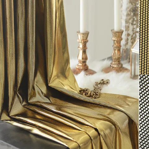 미러볼 암막커튼-골드.실버(핀,봉집스타일)