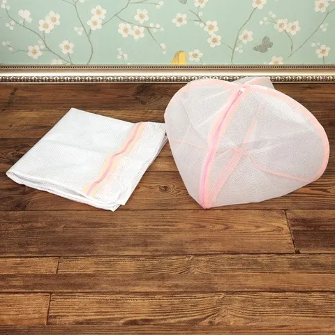 [라이펀] 이중세탁망 사각(대)1개+원형(대)1개 세트