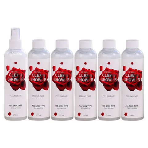 클린샤워 프리미엄 때혁명 250ml 6병 샤워 때비누 때필링 스프레이 바디 스크럽