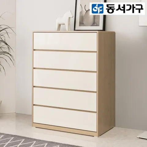 동서가구 카디아 900 5단 하프 서랍장 DF908346