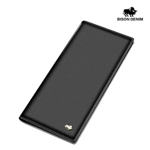 바이슨데님 남자 남성 수제가죽 얇은 장지갑 N4470-1