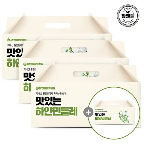 [황토농원] 맛있는 하얀민들레즙 (3+1) 4박스 (총 120포)