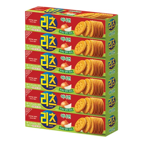 리츠 어니언 크래커 73g 6개