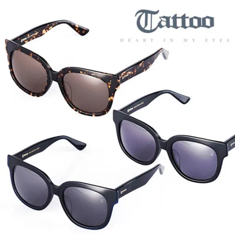 타투 TA3006S 3종 남자여자 뿔테미러 선글라스 연예인착용인기