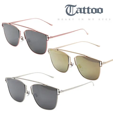 타투 TA3722S 3종 메탈미러 남자여자 선글라스 연예인착용인기