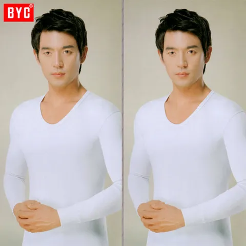[BYC]남성용9부상의면내복2종[BYI6900]=상의만2종