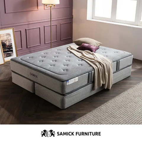 프레스티지 투매트리스 침대(양모 라텍스 7존 독립 매트-퀸)