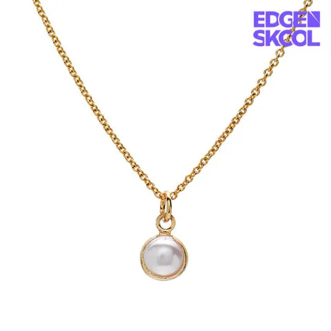 [엣지스쿨]진주 볼 목걸이_KFN0488