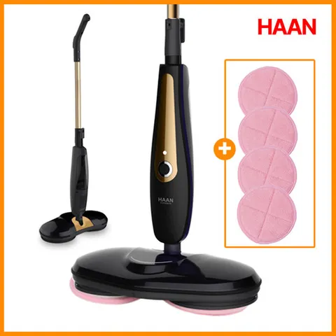 한경희 스위블 스팀 물걸레청소기 AM-7500BG [살균케어+물분사기능+트윈헤드]