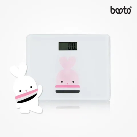 부토 스마트 LCD 디지털 미니체중계 화이트 NCS751W