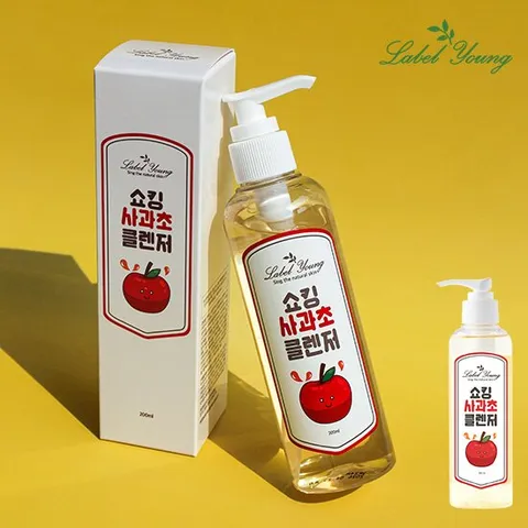 [라벨영] 유분 피지 노폐물케어 약산성클렌징/쇼킹사과초클렌저