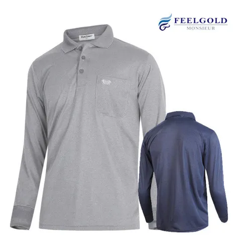 [필골드] PT4801 PARKTWON 솔리드 카라 티셔츠R