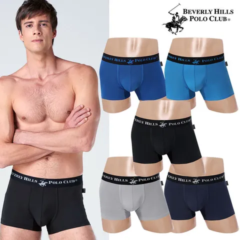 [비버리힐즈폴로클럽] 0101 남성 드로즈 팬티 사각 남자팬티 5종세트