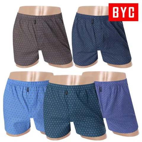 [BYC] 프리시티프리박서 남성 트렁크 사각 팬티 남자팬티 5종세트