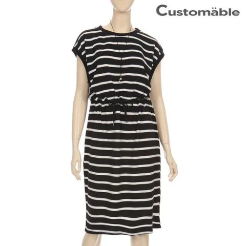 [한정/특가]스트링 미디 원피스_[C1805OP069B]