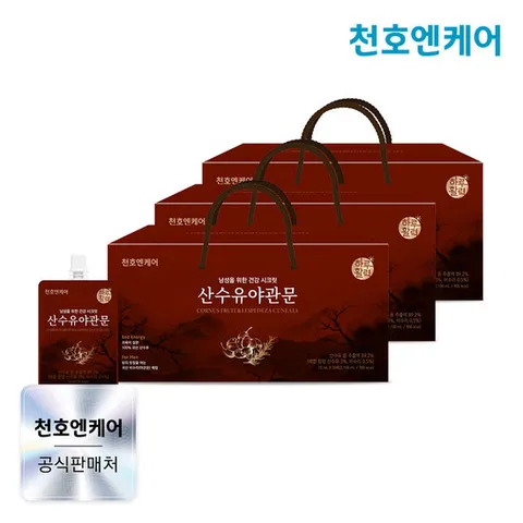 [천호엔케어] 하루활력 산수유야관문 70ml 30팩 3박스