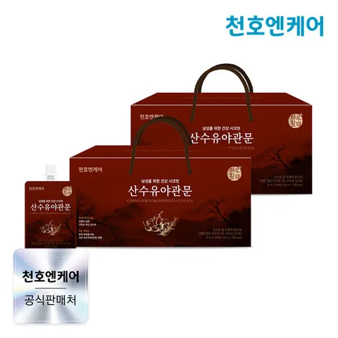 [천호] 하루활력 산수유야관문 70ml 30팩 2박스