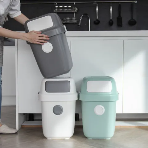 [올리빙] 도트 분리수거함 40L 3P