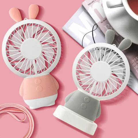 래빗선풍기 휴대용 usb 핸디형 토끼 미니 탁상용손선풍기