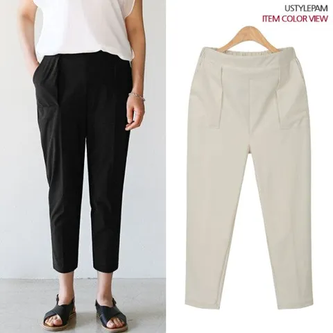 [유스타일팜] 국내공정/쾌적한 착용감/ ICE사각포켓 이지 9부팬츠