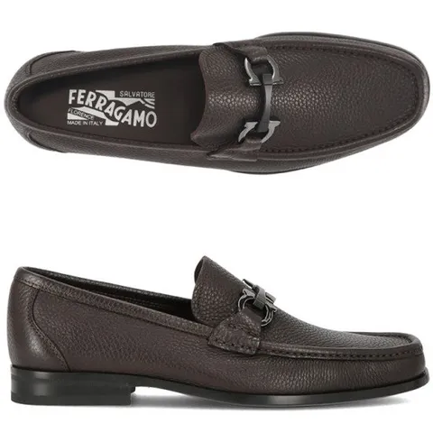 [페라가모] 그랜디오소 GRANDIOSO HICKORY 642847 간치니 로퍼