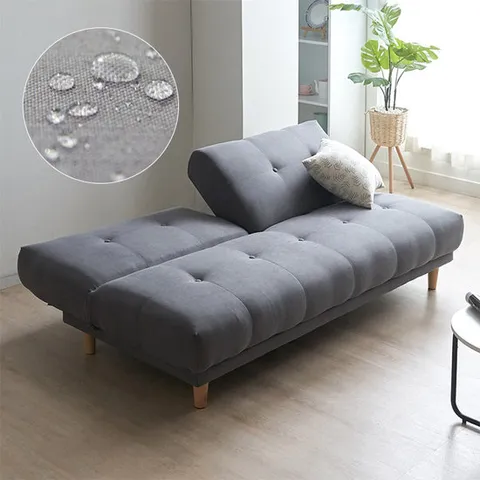 [GS SHOP 특별가] 라인 등받이2개 듀얼 접이식 소파베드 3인쇼파 (방수원단 국내유일 등받이 교차 각도조절 12색상)